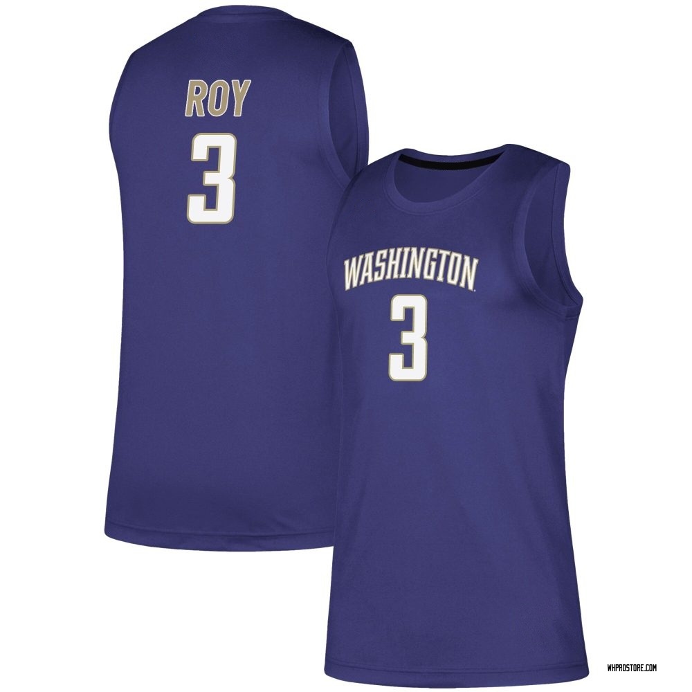 Men's BJ Roy Washington Huskies Replica Basketball Jersey - Purple