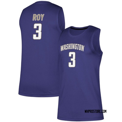 Men's BJ Roy Washington Huskies Replica Basketball Jersey - Purple