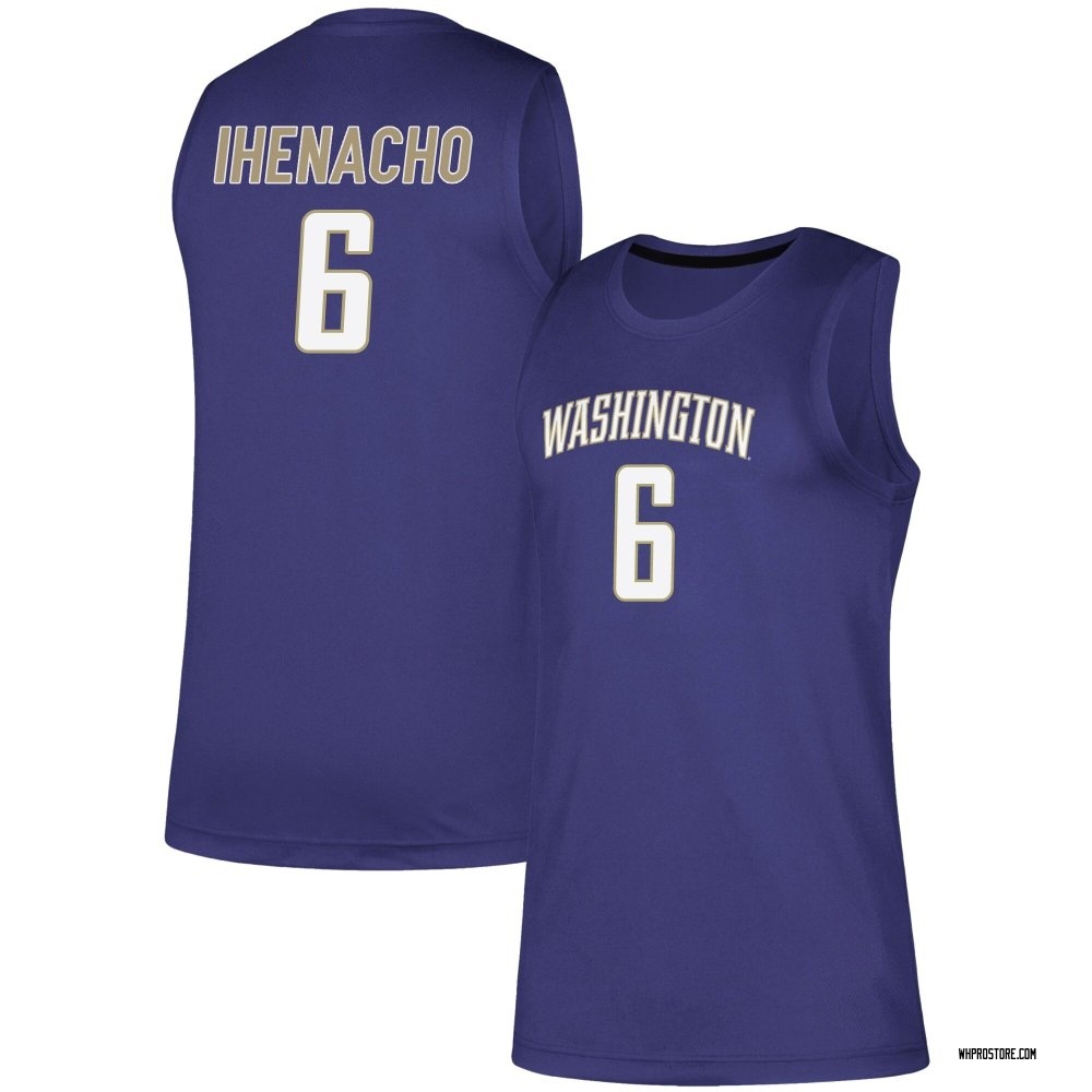 Men's Tyree Ihenacho Washington Huskies Replica Basketball Jersey - Purple
