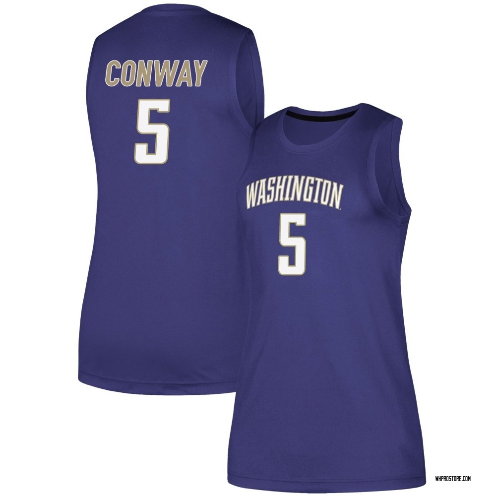 Women's Chris Conway Washington Huskies Replica Basketball Jersey - Purple