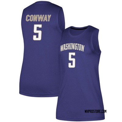 Women's Chris Conway Washington Huskies Replica Basketball Jersey - Purple