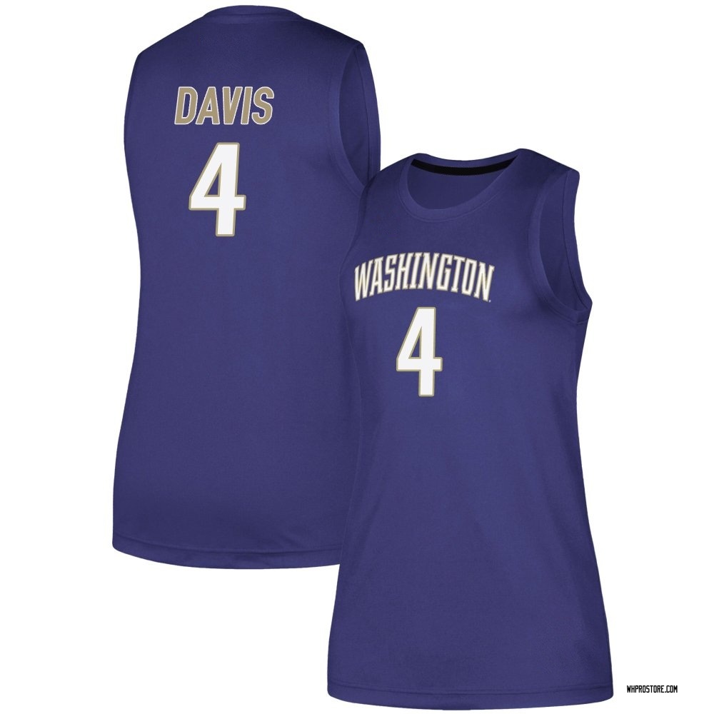 Women's DJ Davis Washington Huskies Replica Basketball Jersey - Purple
