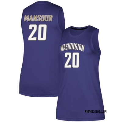 Women's Dylan Mansour Washington Huskies Replica Basketball Jersey - Purple