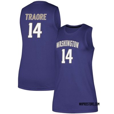 Women's Mady Traore Washington Huskies Replica Basketball Jersey - Purple