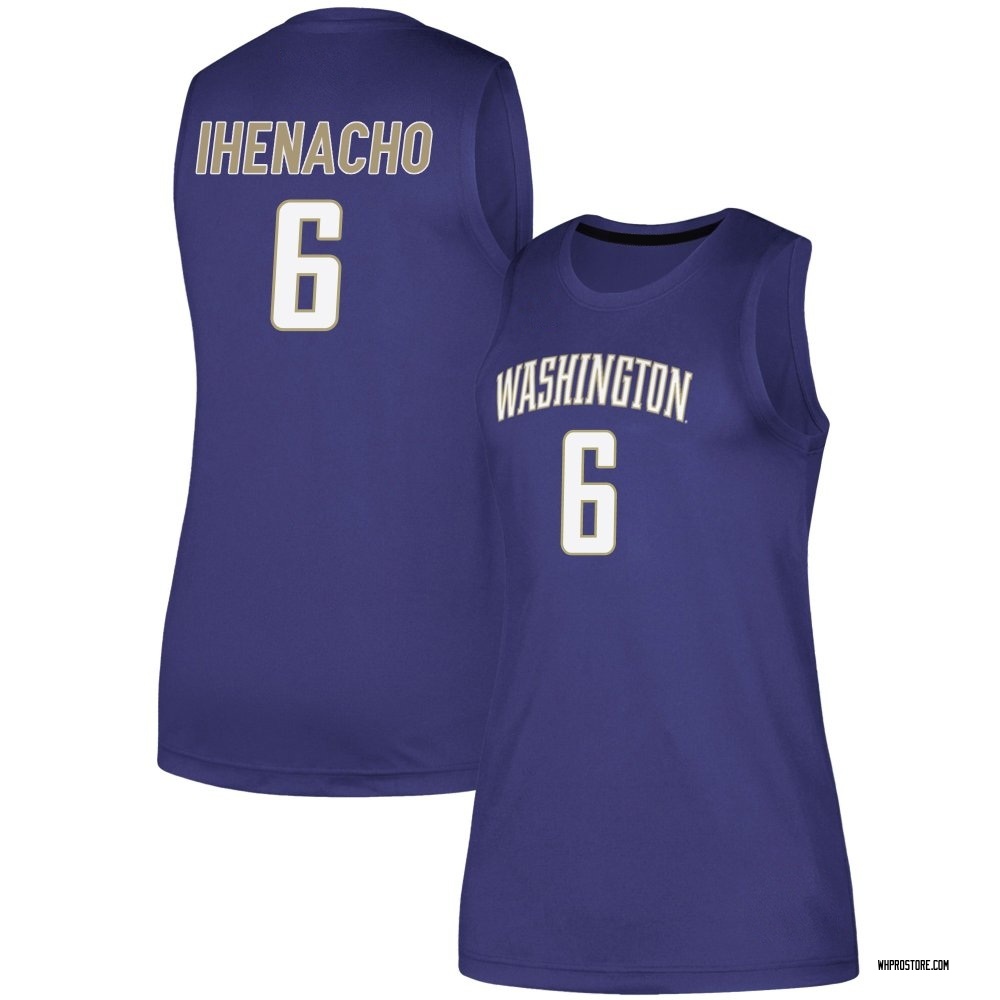 Women's Tyree Ihenacho Washington Huskies Replica Basketball Jersey - Purple