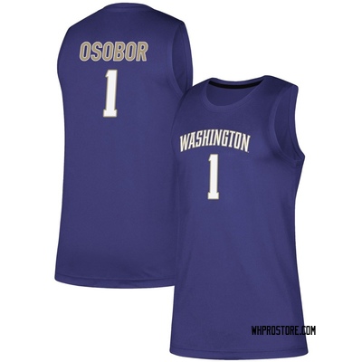 Youth Great Osobor Washington Huskies Replica Basketball Jersey - Purple